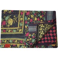 Vintage Kantha Quilt, Sari Handgemachte Decke, Boho Twin Size Werfen, Recycelte Decke von LArtisanale