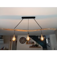 Hervorragender Handgefertigter Kronleuchter Im Industriestil Aus Treibholz Mit Schwarzen Led-Einbaustrahlern Und Handgefertigtem Einzelstück Hervorragender Handgefertigter Kronleuchter Im Industriestil Aus Treibholz Mit Schwarzen Led-Einbaustrahlern Und Handgefertigtem Einzelstück von LAtelierDeBrens