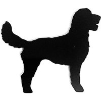 Labradoodle Hunde Wand Kunst Kennel Plakette Schild in Schwarz von LAtelierLaserProduct