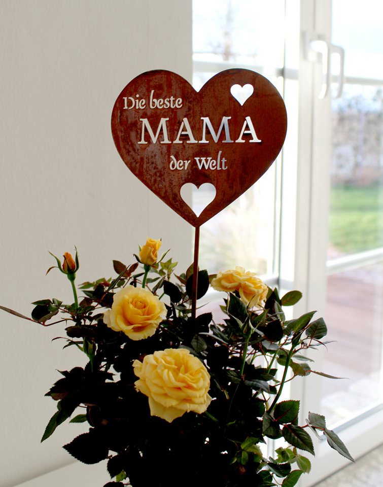 LB H&F Lilienburg Dekofigur Geschenk Mutter Mama Muttertag Geburtstag Ideen (Muttertagsgeschenk Frau Garten Rosen Blumenstrauss Figur von Tochter Sohn Geschenkidee Liebe Herzfigur Dekoherz Rostherz Weihnachten Muttertagsherz Gartendeko Tischdeko Fensterdeko Rostdeko Rost basteln diy Herzdeko Aufsteller Blumenstecker Blumenstab Gartenstecker Mitbringsel Blumendeko, Geburtstagsgeschenk 40 50 60 70 80 90 100 Mamatag Dekofigur), Rostherz BESTE MAMA DER WELT LB H&F Lilienburg Dekofigur Geschenk Mutter Mama Muttertag Geburtstag Ideen (Muttertagsgeschenk Frau Garten Rosen Blumenstrauss Figur von Tochter Sohn Geschenkidee Liebe Herzfigur Dekoherz Rostherz Weihnachten Muttertagsherz Gartendeko Tischdeko Fensterdeko Rostdeko Rost basteln diy Herzdeko Aufsteller Blumenstecker Blumenstab Gartenstecker Mitbringsel Blumendeko, Geburtstagsgeschenk 40 50 60 70 80 90 100 Mamatag Dekofigur), Rostherz BESTE MAMA DER WELT von LB H&F Lilienburg