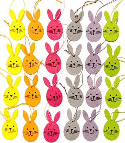 LB H&F 24er Set Frühlingshänger Osterhase bunt Filz zum Aufhängen - OS LB H&F 24er Set Frühlingshänger Osterhase bunt Filz zum Aufhängen - OS von LB H&F
