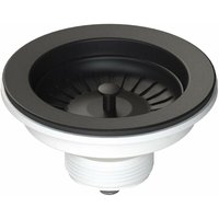 Lb Plast - Ablaufgarnitur Matt-schwarz Ø114 für Lochspüle Ø90 l.b. plast D550-R-ON matt-schwarz von LB PLAST