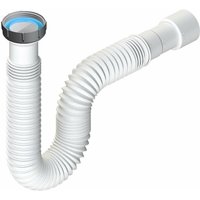 Flexibler Ablaufschlauch mit 1"1/2 Anschluss und Ø40 und Ø50 mm Auslässen L.B. PLAST D222-M weiß von LB PLAST