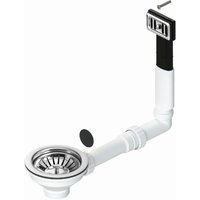 Spülbeckenablauf Ø114 mm mit rechteckigem Überlauf l.b. Plast DS590-P Chrom Spülbeckenablauf Ø114 mm mit rechteckigem Überlauf l.b. Plast DS590-P Chrom von LB PLAST