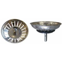 Lb Plast - Ersatz-Korbkappe Ø83 mm mit Modellkugel aus Edelstahl l.b. Plast DC1158 Chrom von LB PLAST