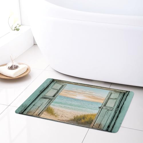 LB Sommer Küste Badematte Orange Sunset Tropisches Meer Fußabtreter 60x40cm Blaugrünes Scheunentor rutschfest Weich Saugfähig Waschbar Bodenmatte zum Tür Bad Schlafzimmer Innen Dekoration LB Sommer Küste Badematte Orange Sunset Tropisches Meer Fußabtreter 60x40cm Blaugrünes Scheunentor rutschfest Weich Saugfähig Waschbar Bodenmatte zum Tür Bad Schlafzimmer Innen Dekoration von LB