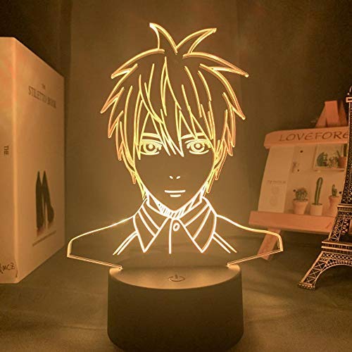 Anime Kurokos Basketball Kinder Kinder Jungen Schlafzimmer Dekoration Beleuchtung Urlaub Geschenk Tischlampe LED Nachtlicht-7 Farben keine Fernbedienung von Lbvrgg