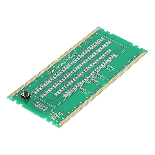 Desktop-DDR5-Speichertestkarte, Langlebiger RAM-Speichersteckplatztester Einfache Bedienung für PC Grün von LBEC