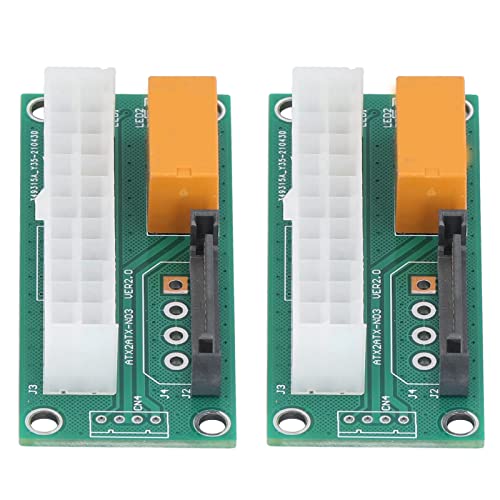 LBEC Doppelter Netzteil-Synchronisationsstarter, einfache Bedienung, doppelter Netzteil-Adapter in kleiner Größe für Mini-Maschine von LBEC