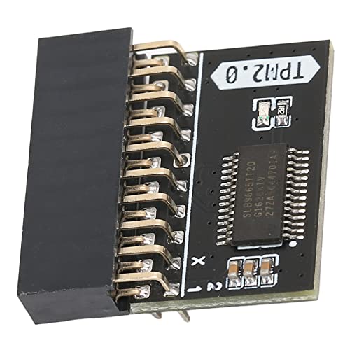 LBEC TPM 2.0 VerschlüSselungs-Sicherheitsmodul 20-Pin-UnabhäNgiger Kryptografischer Prozessor VerschlüSselungs-Sicherheitsmodul Perfekter Ersatz FüR PC von LBEC
