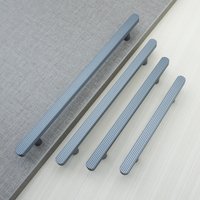 3.78"5"6.3"7.55" Graue Schrankgriffe Kommode Griffe Schrank Pull Modern Küchenschrank Türgriffe Vertikale Ziergriffe Knauf lbfeel von LBFEEL