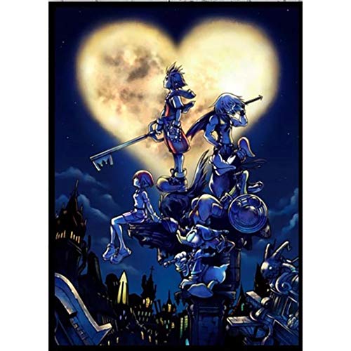 LBGMN 5D DIY Diamond Mosaic Kingdom Hearts Neuankömmling Diamond Painting Vollrunde Stickerei Strass Bild-30x40cm(11.8x15.7inch) von LBGMN