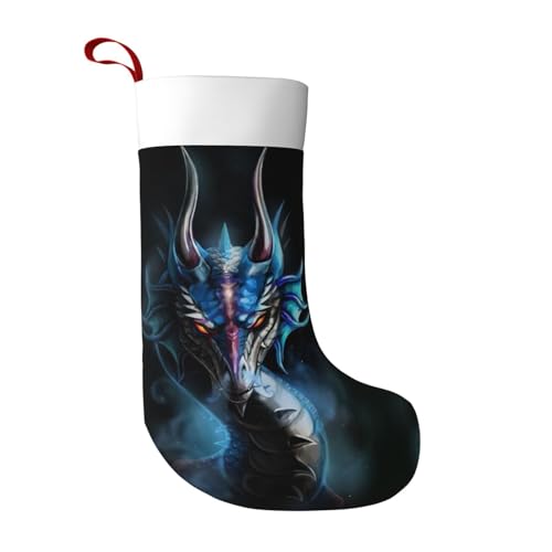 Gelber Drache, schwarze Weihnachtsstrümpfe für Kamin, hängende Strümpfe, weiße Manschette, Dekoration, 45,7 cm, superweiche Weihnachtsstrümpfe, groß für Weihnachten, Weihnachtsgeschenk Gelber Drache, schwarze Weihnachtsstrümpfe für Kamin, hängende Strümpfe, weiße Manschette, Dekoration, 45,7 cm, superweiche Weihnachtsstrümpfe, groß für Weihnachten, Weihnachtsgeschenk von LBHH