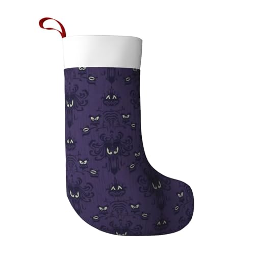 Haunted Mansion Weihnachtsstrümpfe für Kamin, hängende Strümpfe, weiße Manschette, Dekoration, 45,7 cm, superweiche Weihnachtsstrümpfe, groß für Weihnachten, Weihnachtsgeschenk Haunted Mansion Weihnachtsstrümpfe für Kamin, hängende Strümpfe, weiße Manschette, Dekoration, 45,7 cm, superweiche Weihnachtsstrümpfe, groß für Weihnachten, Weihnachtsgeschenk von LBHH