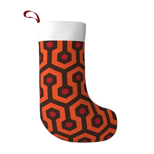 Overlook Hotel-Teppich-Weihnachtsstrümpfe für Kamin, hängende Strümpfe, weiße Manschette, Dekoration, 45,7 cm, superweiche Strümpfe, groß für Weihnachten, Weihnachtsgeschenk, Familienurlaubsdekoration Overlook Hotel-Teppich-Weihnachtsstrümpfe für Kamin, hängende Strümpfe, weiße Manschette, Dekoration, 45,7 cm, superweiche Strümpfe, groß für Weihnachten, Weihnachtsgeschenk, Familienurlaubsdekoration von LBHH