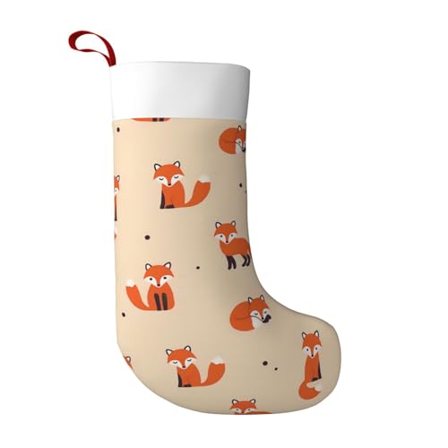 Weihnachtsstrümpfe im Vintage-Stil, niedlich, kleiner roter Fuchs, für Kamin, hängende Strümpfe, weiße Manschette, Dekoration, 45,7 cm, super weich, groß, für Weihnachten, Weihnachtsgeschenk Weihnachtsstrümpfe im Vintage-Stil, niedlich, kleiner roter Fuchs, für Kamin, hängende Strümpfe, weiße Manschette, Dekoration, 45,7 cm, super weich, groß, für Weihnachten, Weihnachtsgeschenk von LBHH