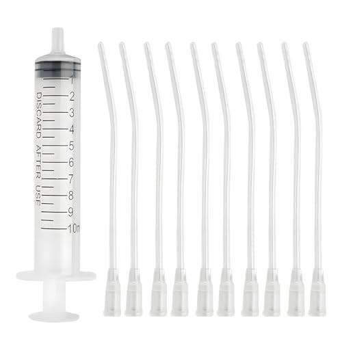 1 Stück Spritze mit 10 Stück Schlauch, Jungvögel Füttern Spritzen 10ml, Tauben Zubehör, Feeder Futter, Handfütterungswerkzeug für Füttern Wasser Milchvögeln Papageien Kleines von LBJFYHJN