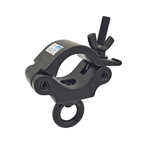 42–51 mm Aluminium-Klemme mit Ringschraube, robuste Bühnenlichtklemme für 5,1 cm Halsrohr 42–51 mm Aluminium-Klemme mit Ringschraube, robuste Bühnenlichtklemme für 5,1 cm Halsrohr von LBKYJ