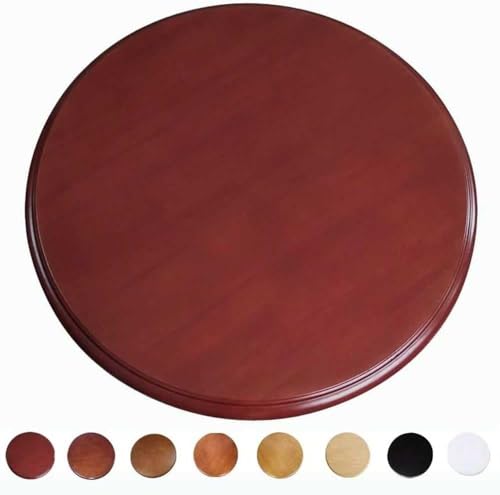 LBLFEBD Lazy Susan Drehteller, 360° drehbar, für Küche, Esstisch, Tischplatte, Holz, drehbares Serviertablett, robuste Küchen-Servierplatte, großer Esstisch, Drehteller LBLFEBD Lazy Susan Drehteller, 360° drehbar, für Küche, Esstisch, Tischplatte, Holz, drehbares Serviertablett, robuste Küchen-Servierplatte, großer Esstisch, Drehteller von LBLFEBD