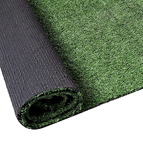 Kunstrasen für Hunde, grüne Kunstrasen-Teppichmatte, für die Dekoration von Außenbalkons/Pools/Parks, Grashöhe 1 cm (grün, 2 × 5 m) von LBLhello