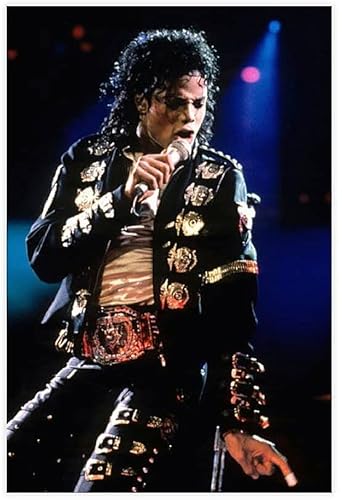 LBMED GemäLde Auf Leinwand Michael Joseph Jackson Amerikanischer Popsänger Michael Jackson für Raumdekoration Wandkunst Malerei Poster Druckt Bilder 23.6"x35.4"(60x90cm) Kein Rahmen von LBMED