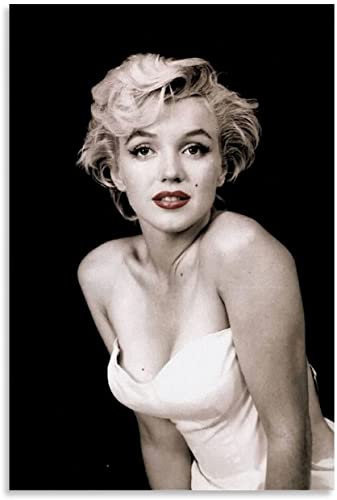 LBMED GemäLde Auf Leinwand Sexgöttin Marilyn Monroe für Esszimmerdekoration Wandkunst Malerei Poster Druckt Bilder 19.7"x27.6"(50x70cm) Kein Rahmen von LBMED