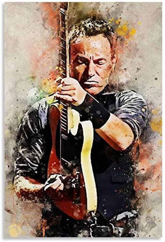 LBMED Leinwand Bilder Kunst Bruce Springsteen Poster für Schlafzimmerdekor Malerei Poster Druckt Gedruckte 15.7"x23.6"(40x60cm) Kein Rahmen von LBMED
