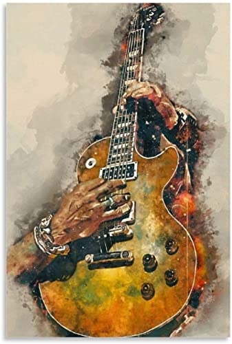LBMED Leinwand Bilder Kunst Slash's E-Gitarre abstraktes Poster für die Dekoration des Esszimmers Malerei Poster Druckt Gedruckte 23.6"x35.4"(60x90cm) Kein Rahmen von LBMED