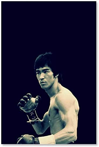 LBMED Leinwand Druck Poster Bruce Lee Poster für die Dekoration des Esszimmers Wandkunst Kunstwerk Malerei Kunstdrucke Bild 15.7"x23.6"(40x60cm) Kein Rahmen von LBMED