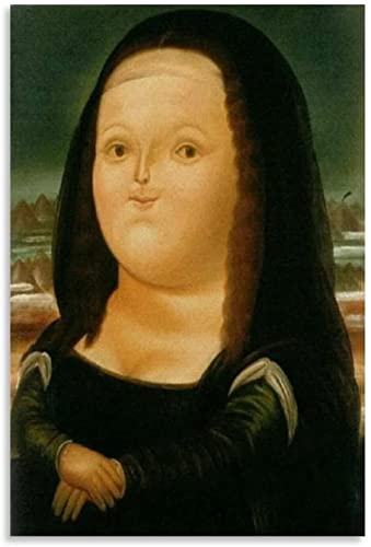 LBMED Leinwand Druck Poster Fernando Botero Poster für Familiendekor Wandkunst Kunstwerk Malerei Kunstdrucke Bild 15.7"x23.6"(40x60cm) Kein Rahmen von LBMED