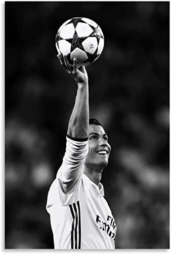 LBMED Leinwand Druck Poster Fußball-Poster Cristiano Ronaldo CR7 3 Poster für die Veranda-Dekoration Wandkunst Kunstwerk Malerei Kunstdrucke Bild 19.7"x27.6"(50x70cm) Kein Rahmen von LBMED
