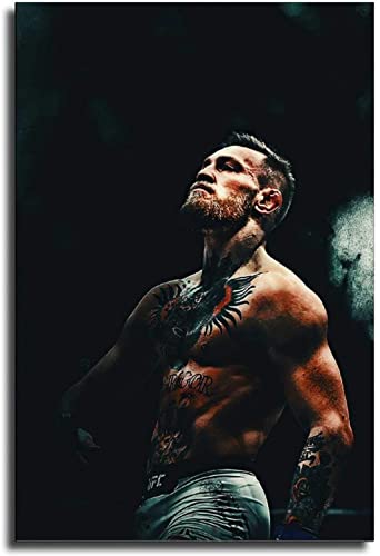 LBMED Leinwand Malerei Bild Conor McGregor Poster für Familiendekor Poster Wandkunst Bilder Und Drucke 23.6"x35.4"(60x90cm) Kein Rahmen von LBMED