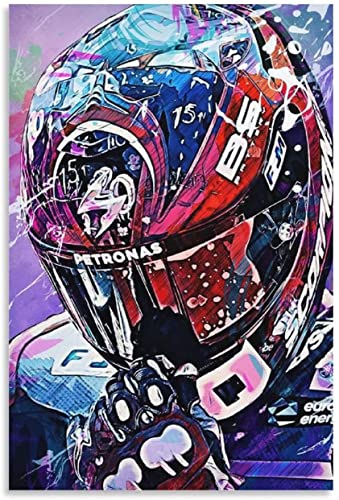 LBMED Leinwand Malerei Bild Fabio QUARTARARO II Sport-Stimulus-Poster für Familiendekoration Poster Wandkunst Bilder Und Drucke 23.6"x35.4"(60x90cm) Kein Rahmen von LBMED