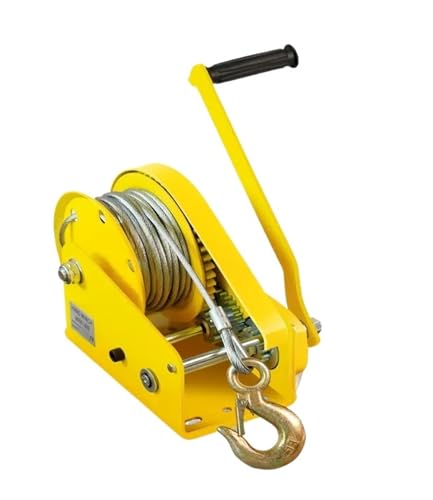 1200-2600LBS Hochleistungs-Boots-LKW, selbstsichernde, nicht drehbare Drahtseil-Kabel-Ratschen-Handwinde(1200LBS 30Meters) von LBNVBC