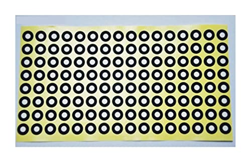 3D-Scan-Marker 10000 Punkte 3D-Scanner-Markierungspunkt Digitales Lesegerät Markierungspunkt Selbstklebendes schwarzes Markierungspunkt-Etikett Innen 4 mm Außen 8 mm für 3D-Scanner von LBNVBC