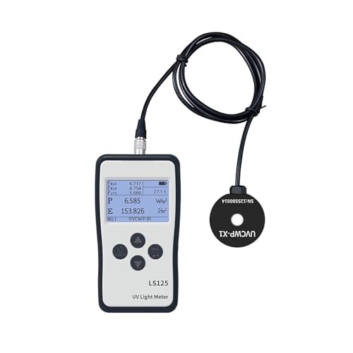 Belichtungsmesser UVA UVB Meter Uv Radiometer Licht Bestrahlungsstärke LS125 Ultraviolett Messung Mit Benutzer freundliches Design(UVALED-X1) von LBNVBC