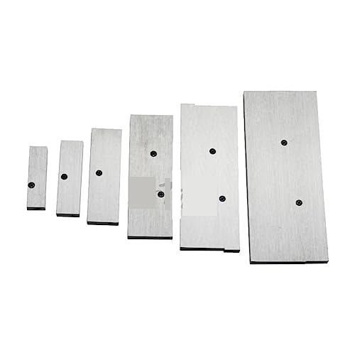 Blockmesssatz 6-teiliges 3/8 bis 2-1/4 Zoll verstellbares Parallelblock-Set, Präzisions-Parallelmessblock aus Stahl, Messdrehmaschinenwerkzeuge von LBNVBC