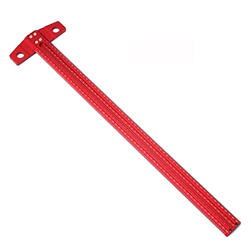 Blockmesssatz 60-76 0MM T-Lineal Präzisionsmarkierung Aluminiumlegierung Holzbearbeitungs-Markierlehre Durchgestrichenes Loch-Ritzlineal Messwerkzeug(B600MM) von LBNVBC