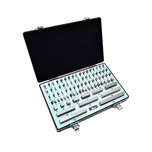 Blockmesssatz Metrische rechteckige Gage-Block-Set-Inspektionsblockmessgerät for Messwerkzeuge Grade 0(46pcs) von LBNVBC