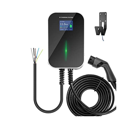 EV-Ladekabel EV-Ladegerät 16A 3-Phasen-Ladestation for Elektrofahrzeuge EVSE Wallbox mit Typ-2-Kabel IEC 62196-2(32A-1Phase-7KW) von LBNVBC