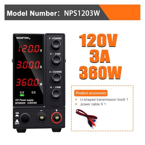 Gleichstromversorgung variabel, Einstellbar DC Stromversorgung 3. 0V 10A LED. Labor-Stromversorgung 6 0V 5A. Spannungsregler Stabilisator Switching Bank Source(4Digits 120V 3A) von LBNVBC