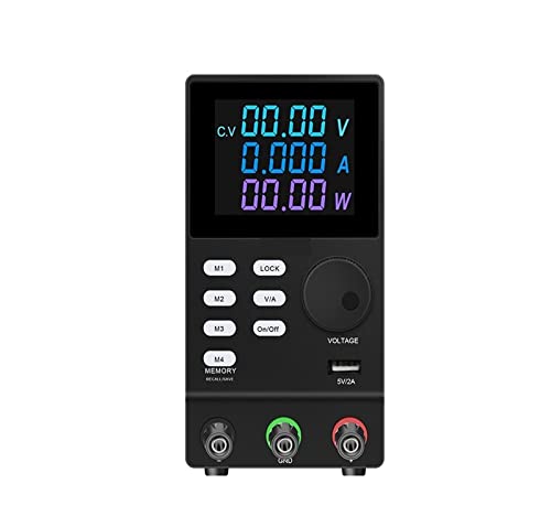 Programmierbares Gleichstromnetzteil, Digitales programmierbares Labor-DC-Schaltnetzteil 30 V 10 A 300 V 1 A 120 V 3 A 60 V 5 A 200 V Einstellbarer Anschluss USB-Schnittstelle Tischnetzteil(SPPS305DR) von LBNVBC