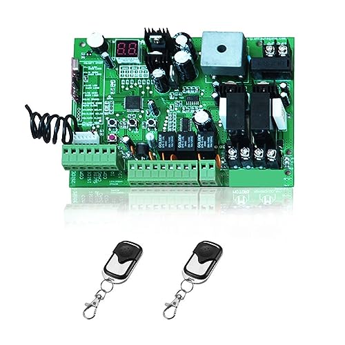 Toröffner-Kit Universelle 24-V-Platine for den automatischen Doppelarm-Schwenktoröffner, Steuerplatine, intellintes Kontrollzentrumssystem(2 remote 24v) von LBNVBC