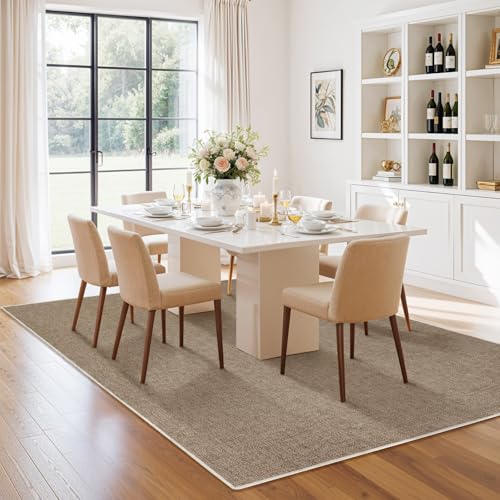 LBRO2M Teppich aus Kunst-Jute, waschbar, für Wohnzimmer, Schlafzimmer, natürliche Jute-Optik, für drinnen und draußen, langlebig, solide, fusselfrei, umweltfreundlich, 15,2 x 22,9 cm, naturfarben LBRO2M Teppich aus Kunst-Jute, waschbar, für Wohnzimmer, Schlafzimmer, natürliche Jute-Optik, für drinnen und draußen, langlebig, solide, fusselfrei, umweltfreundlich, 15,2 x 22,9 cm, naturfarben von LBRO2M
