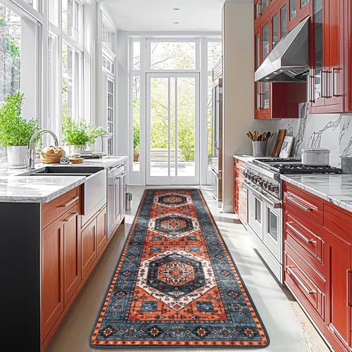 LBRO2M Waschbarer Läufer, 60 x 25 cm, rutschfest, leicht zu reinigen, Läufer für Flur, Schlafzimmer, Küche, Waschküche, niedriger Flor, Boho-Teppich, ideal für Haustiere und Familie, 60 x 25 cm LBRO2M Waschbarer Läufer, 60 x 25 cm, rutschfest, leicht zu reinigen, Läufer für Flur, Schlafzimmer, Küche, Waschküche, niedriger Flor, Boho-Teppich, ideal für Haustiere und Familie, 60 x 25 cm von LBRO2M
