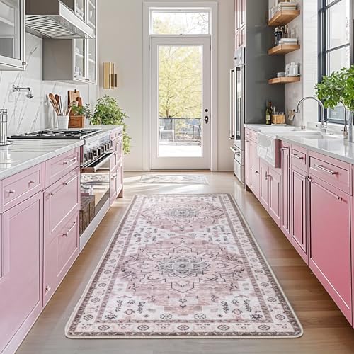 LBRO2M Waschbarer Läufer, 70 x 200 cm, rutschfest, leicht zu reinigen, Läufer für Flur, Schlafzimmer, Küche, Waschküche, niedriger Flor, Boho-Teppich, ideal für Haustiere und Familie, 60 x 200 cm LBRO2M Waschbarer Läufer, 70 x 200 cm, rutschfest, leicht zu reinigen, Läufer für Flur, Schlafzimmer, Küche, Waschküche, niedriger Flor, Boho-Teppich, ideal für Haustiere und Familie, 60 x 200 cm von LBRO2M