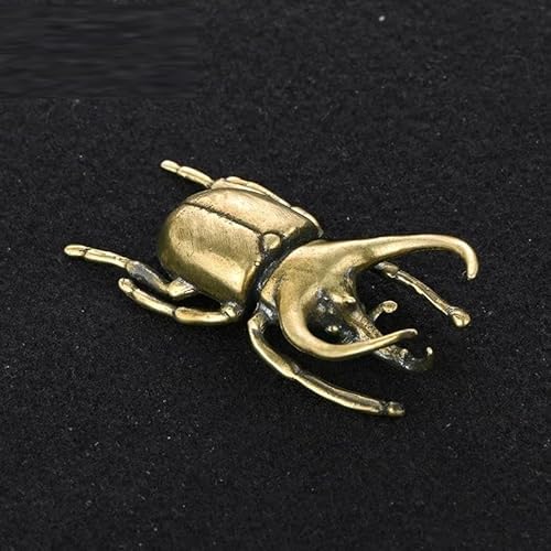 LBRTMED Skulptur Wertschätzung Büste Brass Insekten Figuren Miniaturen Tee Haustierhandwerk Desktop kleine Ornamentendekoration von LBRTMED