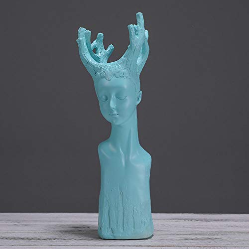 LBRTMED Skulptur handgefertigtes Harz Frau Figuren Handwerk Dekoration Kaffeebar Origination von LBRTMED