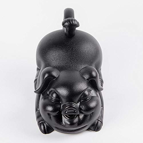 LBRTMED Skulptur handgefertigtes Keramikschweiner -Ornament Tier Figur Dekoration Geschenk (B) von LBRTMED