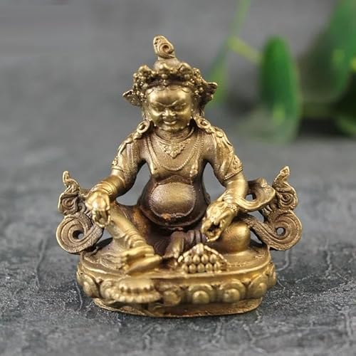 LBRTMED Skulpturwandskulpturen Kupfer Buddha kleine Statue Desktop Ornamente Buddhismus religiöse Figuren von LBRTMED